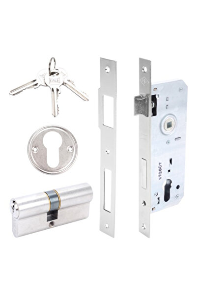 Kale Kilit Kale 152r 40mm قفل دائري قياسي مع فتحة شارة - نيكل (68 مم مع أسطوانة)