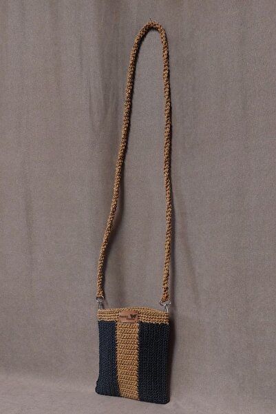 Uretti - Volkan 4975 6774 Handmade Paper Rope Shoulder Bag