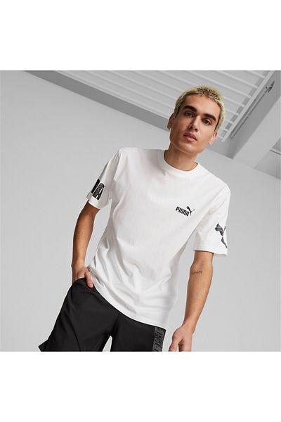 Puma Mens POWER T-Shirt - White