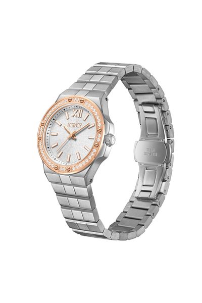 ECSTACY Women's Analog Silver Dial Watch - E24502-SBSSK