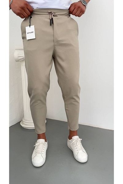 bafatex Ανδρικό ύφασμα Hürrem με φερμουάρ Jogger Bottom