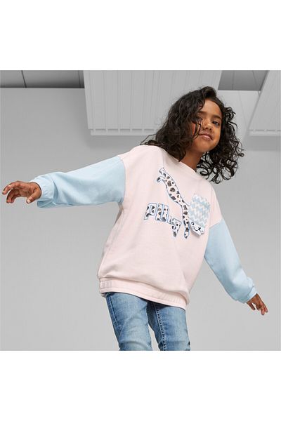 Puma Kids Classics Mix Match Sweatshirt - Pink
