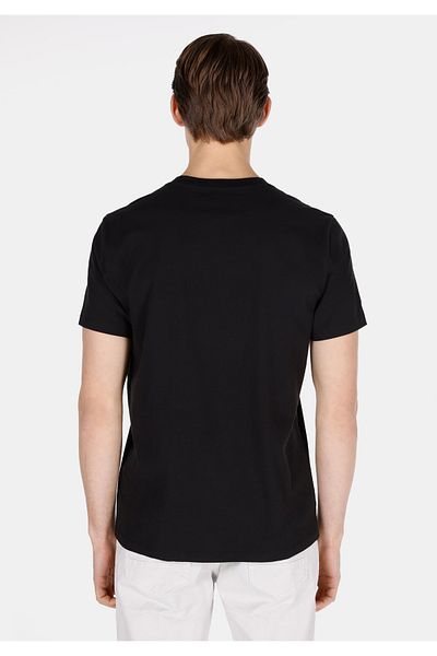 Colin's Regular Fit Round Neck Plain Men's Black Short Sleeve T-Shirt