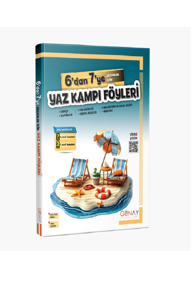 Günay Yayınları Günay Yayınları 6 dan 7 ye Geçenler İçin Yaz Tatik Kamp Kitab...