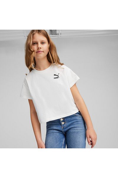 Puma Youth Girls BETTER CLASSICS Girl's T-Shirt - White