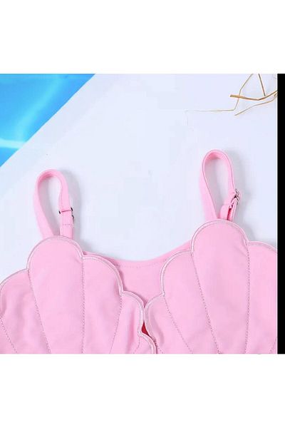 3b kids Γοργόνα μαγιό μπικίνι γοργόνα φούστα μπουστάκι μπικίνι σετ 3 τεμαχίων