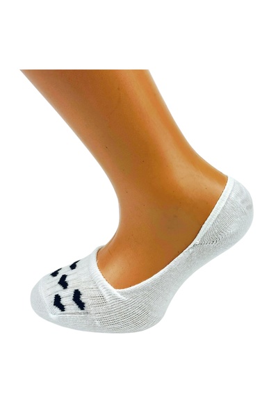 JUST SOCKS 5-парични памучни балетни чорапи за момичета със силиконова подложка