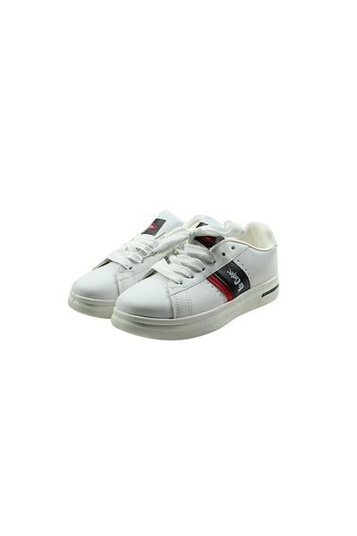 Lee Cooper Pantofi sport din piele ecologica cu detalii holografice, alb, marimea 39, WH, Lee Cooper