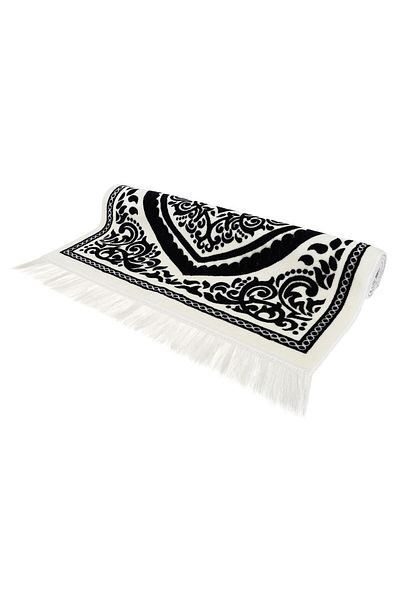 MANASEK Prayermat - White & Dark blue
