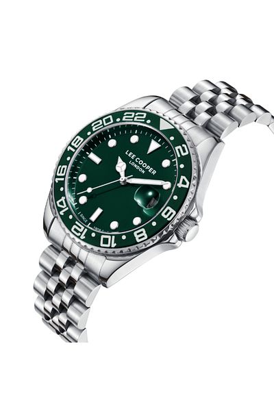 Lee Cooper Lee Cooper Men's Analog Dark Green Dial Watch - LC08142.370