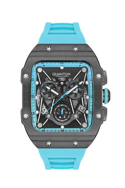 Quantum Men's Chronograph Black Dial Watch - HNG1080.050