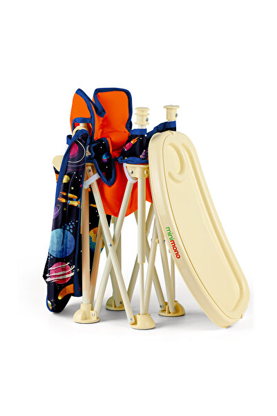 Minimono PlusUp Tenteli 0-4 Yaş Portatif Katlanır - Yükseltici Mama Sandalyesi