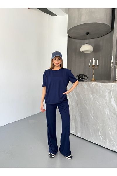 Tarz Cool Women Modal Fabric Short Sleeve Tracksuit Set Soft/Flexible – Comfortable Bottom-Top Suit