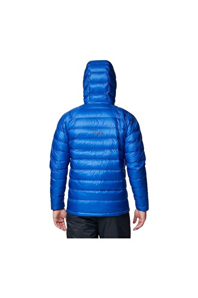 Columbia Arctic Crest down Hooded Platinum Men's Goose down Coat