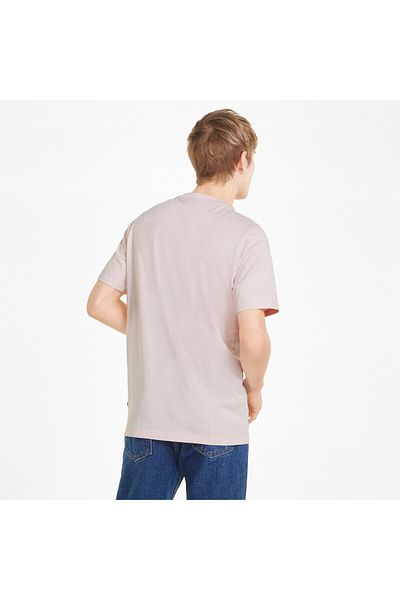 Puma Mens Modern Basics T-Shirt - Pink