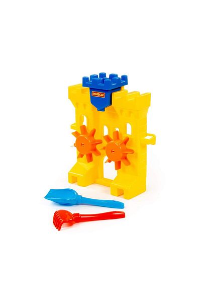 Polesie Beach And Garden Toy Castle Sand Mill Shovel And Rake