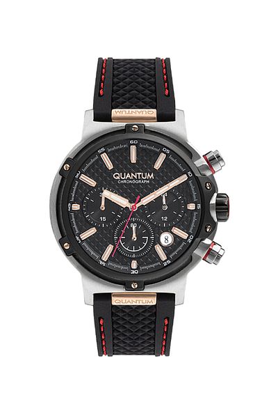Quantum QUANTUM Men's Chronograph Black Dial Watch - HNG956.351