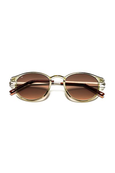 EYE OF HORUS Citrin-2362 C10 Khaki Acetate Unisex Sunglasses