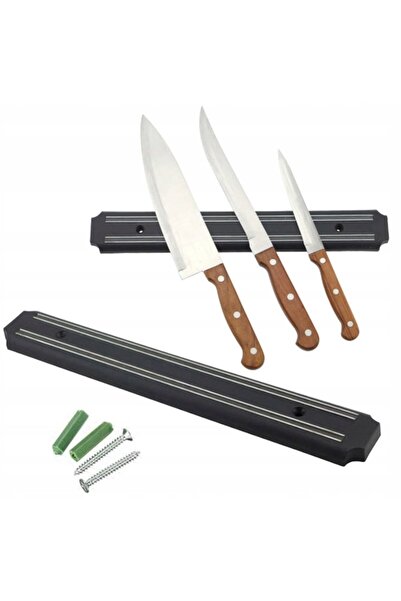 OEM Magnetic knife and scissors holder, 33 cm x 4.8 cm, black