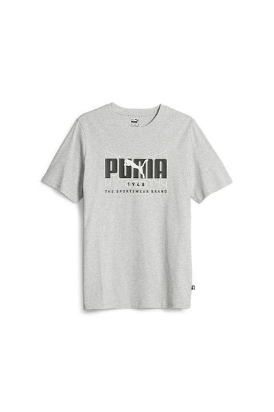 Puma Mens GRAPHICS T-Shirt - Gray