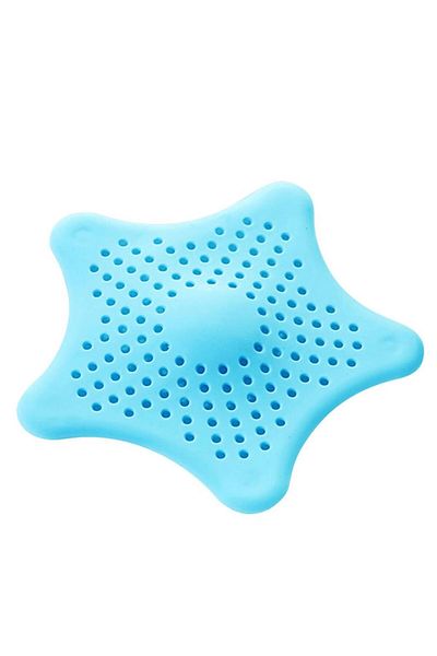 OEM Sita pentru chiuveta si cada, silicon, 15 cm, albastru deschis