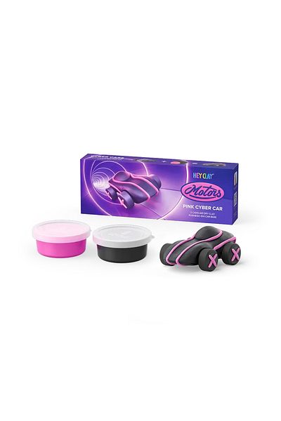 Hey Clay - Pink Cyber Car, series Motors, 2 cans