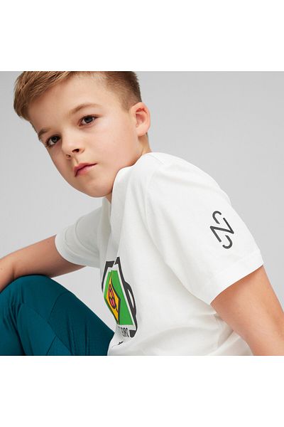 Puma Youth Kids Neymar Jr Football T-Shirt - White