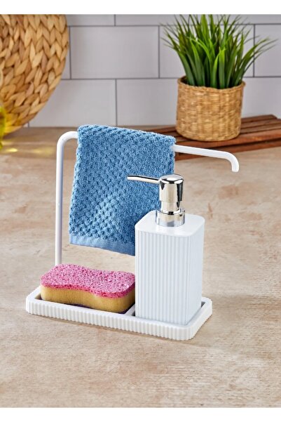 Leva House Askılı Süngerlikli Mutfak Sıvı Sabunluk