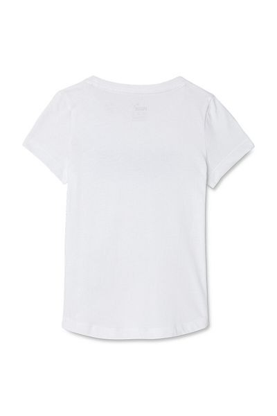 Puma Youth Girls Essentials T-Shirt - White