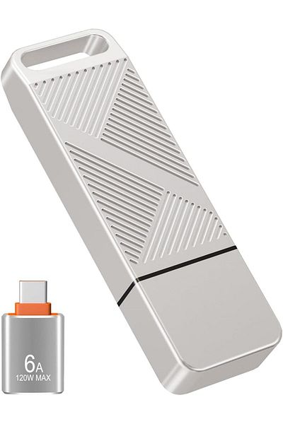 USBB محرك أقراص فلاش USB 3.0 EXFAT32 من EASTBULL بسعة 128 جيجابايت مع محول USB C، محرك أقراص USB محمول سريع السرعة مع قلم معدني