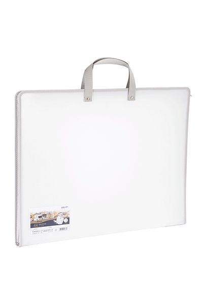 Deli PP Briefcase For Painting Portfolio 590x460x35mm White Deli
