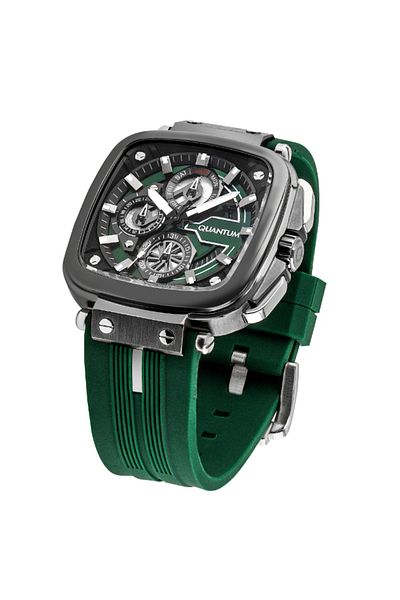 Quantum Quantum Men's Multifunction Green Dial Watch - PWG1014.075