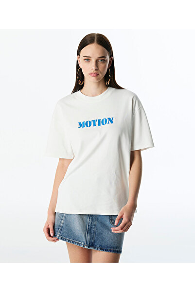 Twist SLOGAN NAKIŞLI OVERSIZE T-SHIRT