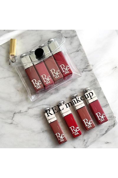 real beauty Mini lipstick, 4 long-lasting colors, elegant touch, small size