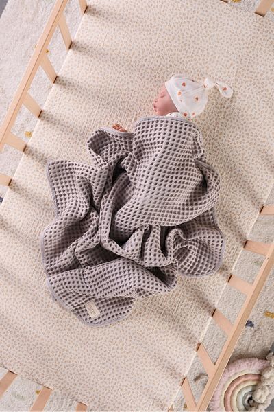 Bondberro Waffle Multi Muslin Fabric Baby and Kids Blanket