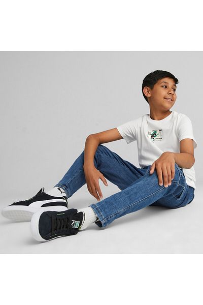 Puma Youth Boys Classics SUPER T-Shirt - White