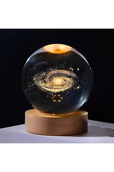 OEM Globe Lamp, Milky Way, Globe - 6 cm diameter, Base - 2 cm height, warm light