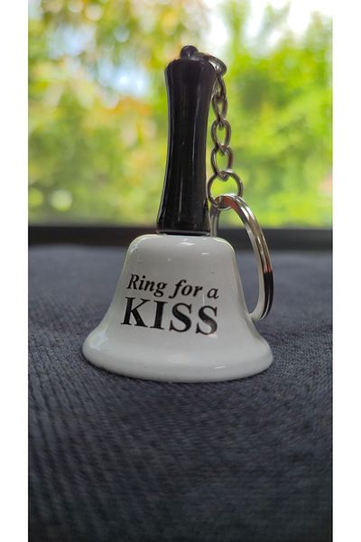 Land of Souvenir Message Bell with Metal Keychain
