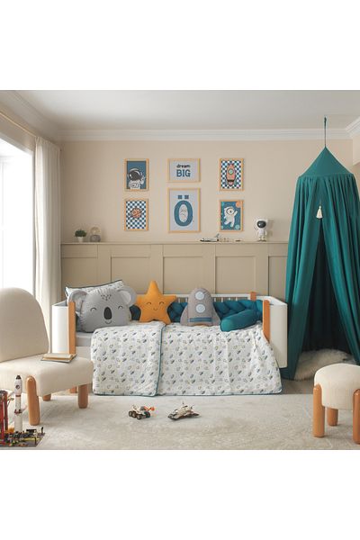JOYFUL KIDS Space Montessori Sleeping Set 100% Cotton / Muslin