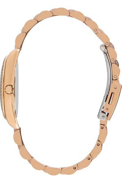 Lee Cooper ساعة لي كوبر النسائية التناظرية بمينا أبيض - LC07478.420