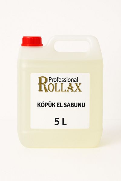 Spumy Rollax 5 Liter Halal Certified Foam Hand Soap – Herbal Extract, Skin Friendly and Hygienic Cleaning