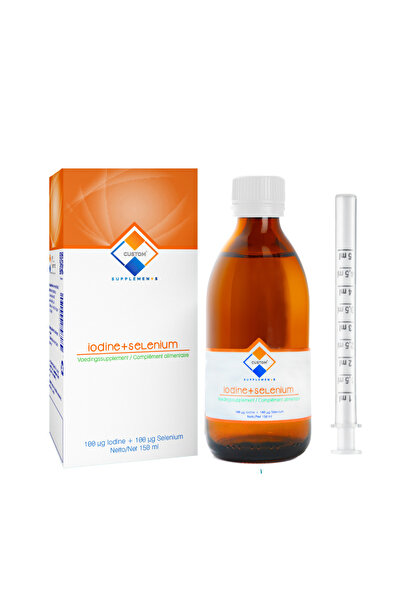 Custom Supplements ®   محلول سائل اليود + السيلينيوم (150 مل)