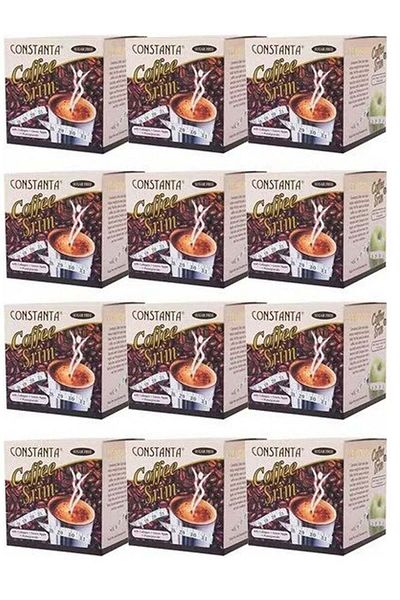 Constanta Coffee Body Srim With Sugar Free 12 Sachets 180 grams (Pack of 12)