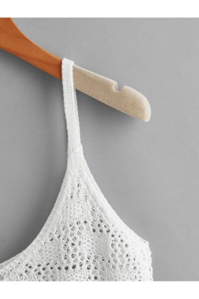 YUGA KNİTTİNG Γυναικεία μπλούζα πλεκτή με ανοιχτό λουράκι