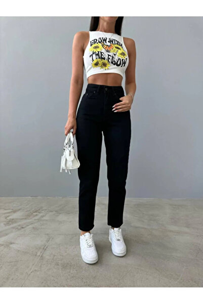 LAMİRA Blackmom Jean Trousers