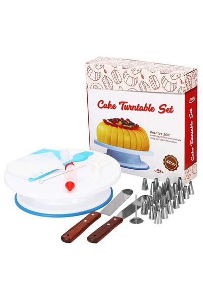 Springos Set pentru decorat prajituri si torturi Springos, 37 elemente, multicolor