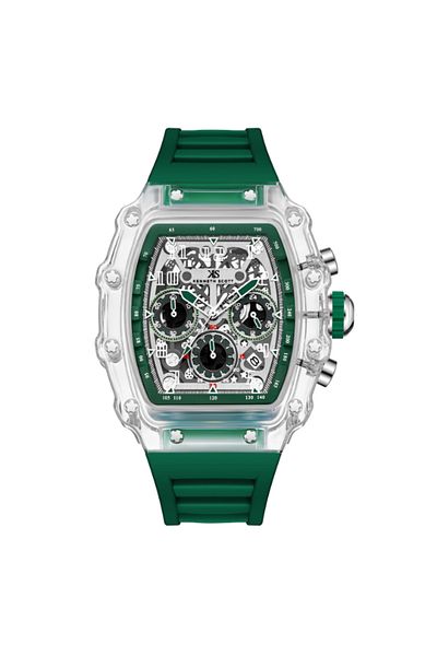 Kenneth Scott Men's Multi Function Ivory Dial Watch - K25103-ZSHI