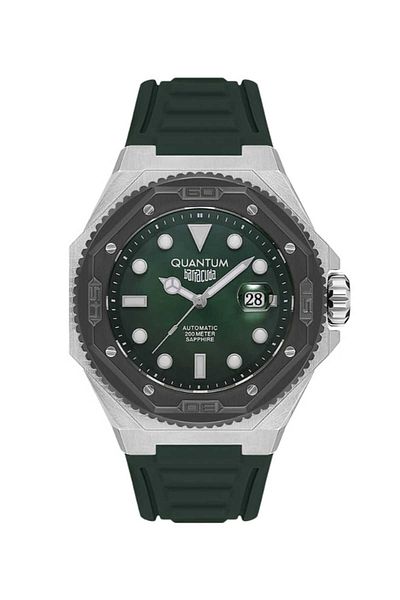 Quantum Quantum Men's Automatic Green Dial Watch - BAR1091.375