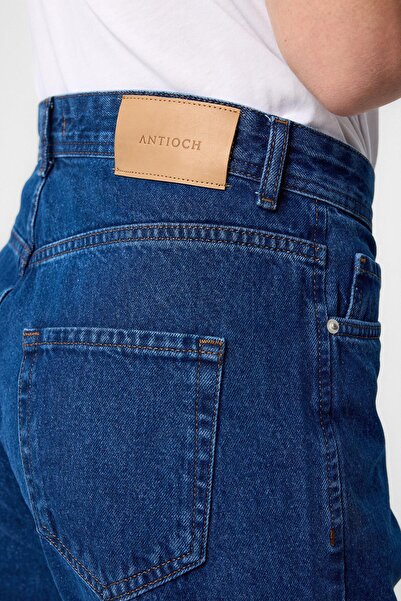 Antioch Light Blue High Waist Regular Fit Men's Jeans