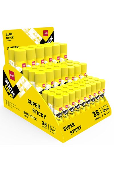 Deli Display 60 Pcs Glue Stick Deli